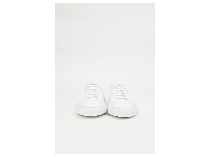 Autre Marque Sneakers basse Achilles in pelle bianca di Common Projects Bianco Crudo - vista 10