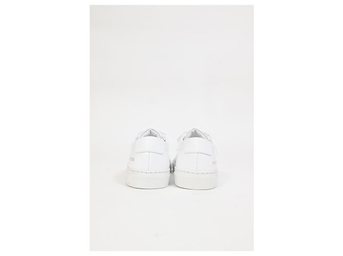 Autre Marque Sneakers basse Achilles in pelle bianca di Common Projects Bianco Crudo - vista 11