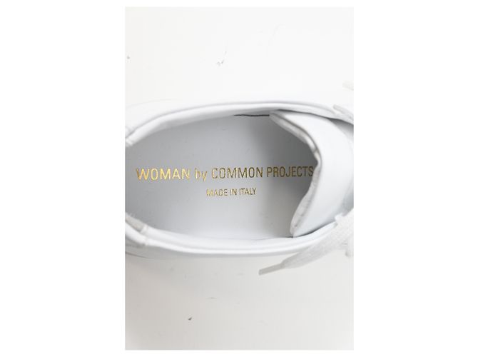 Autre Marque Sneakers basse Achilles in pelle bianca di Common Projects Bianco Crudo - vista 15
