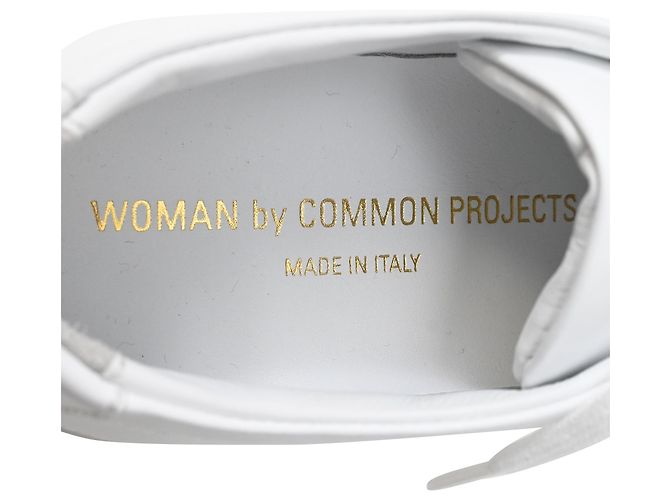Autre Marque Sneakers basse Achilles in pelle bianca di Common Projects Bianco Crudo - vista 7