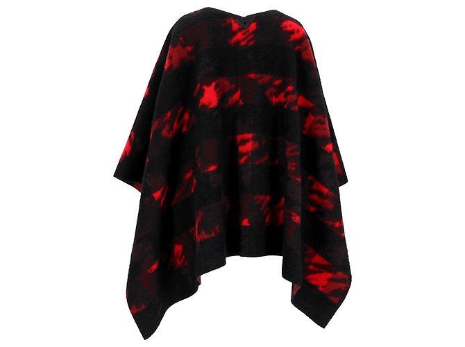 Reversibles Poncho von Dsquared2 aus roter Wolle - Ansicht 3