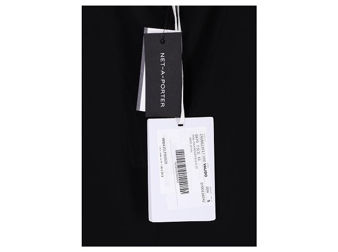 Vestido maxi plisado de jersey Max Mara Leisure en viscosa negra Negro - vista 11