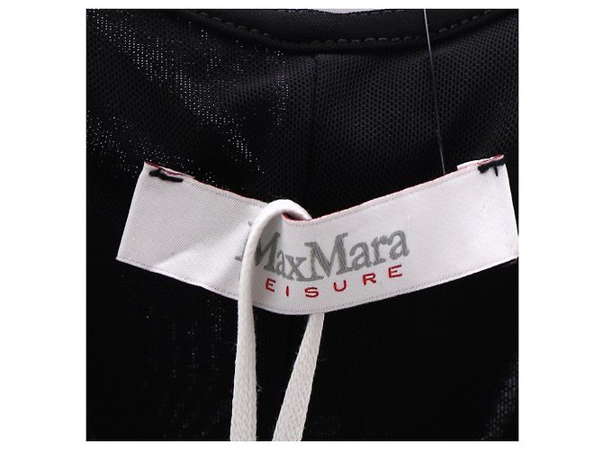 Vestido maxi plisado de jersey Max Mara Leisure en viscosa negra Negro - vista 4