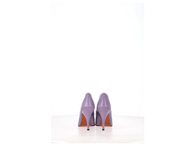 Décolleté a punta Victoria Beckham in pelle viola Porpora - vista 12