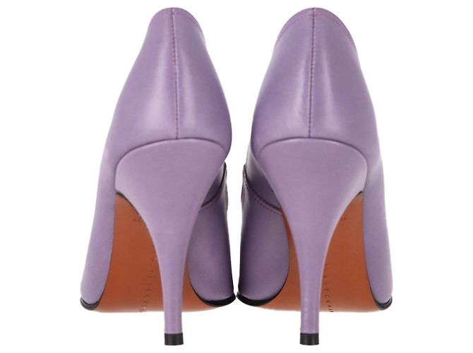 Décolleté a punta Victoria Beckham in pelle viola Porpora - vista 5