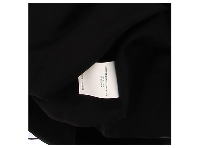 YVES SAINT LAURENT Kleider T.FR 40 Seide Schwarz - Ansicht 7