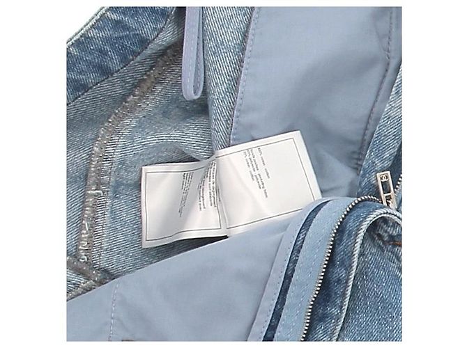 Jeans CHANEL T.FR 38 Cotone Blu - vista 7