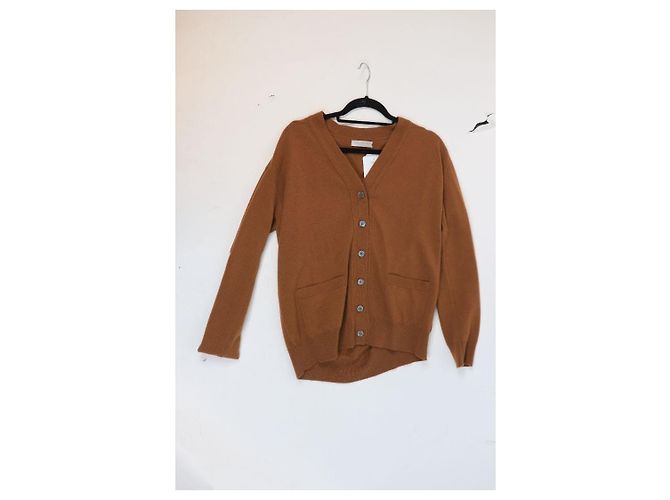 Crimson Beige Boyfriend-Cardigan - Größe L Braun - Ansicht 4