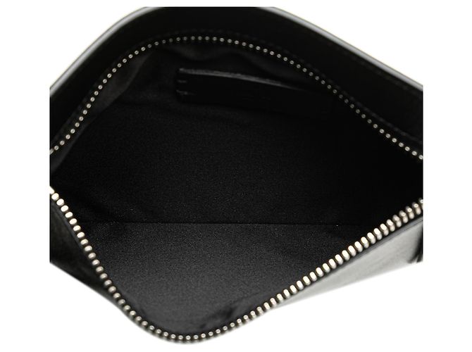 Pochette da collo VRing in pelle nera Valentino Nero - vista 4