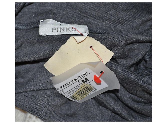 Pinko Mini Kleid Grau Wolle Viskose - Ansicht 5