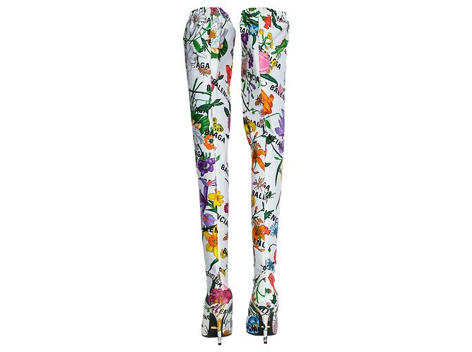 Gucci x Balenciaga Stivali a calza sopra il ginocchio Multicolore - vista 3