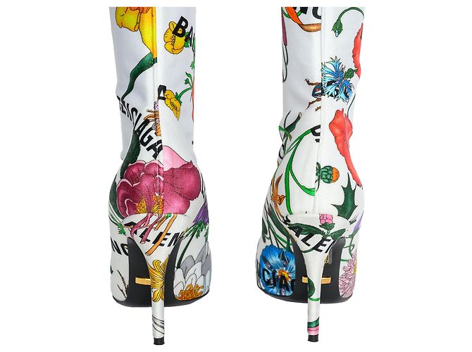 Gucci x Balenciaga Stivali a calza sopra il ginocchio Multicolore - vista 4