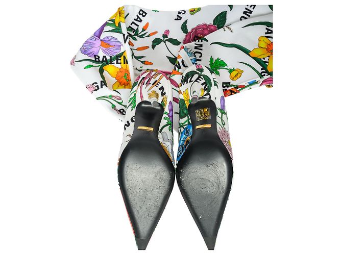 Gucci x Balenciaga Stivali a calza sopra il ginocchio Multicolore - vista 5