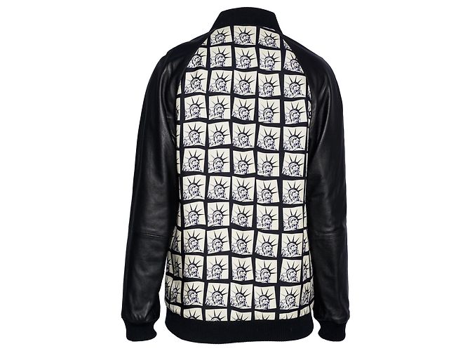 Fausto Puglisi Bomberjacke Schwarz - Ansicht 2