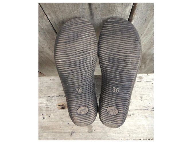 Autre Marque Botines Pascualon de piel beige - vista 5