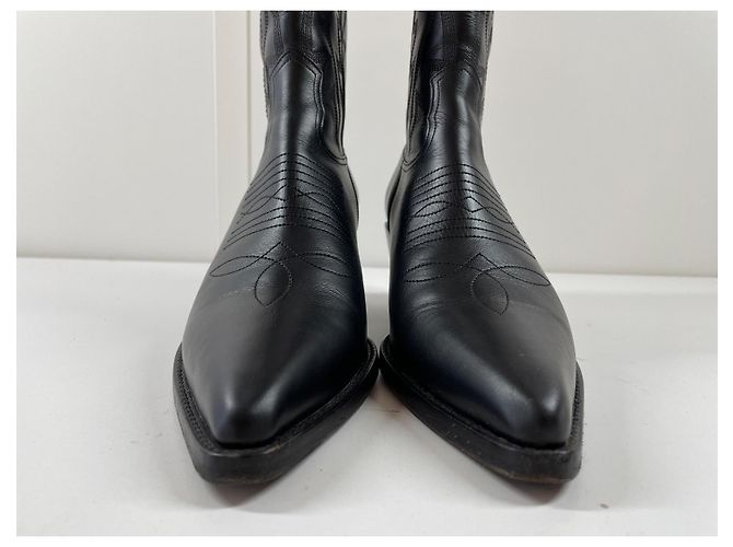 Botas Dior Santiag L.A. J'Adior Negras Negro - vista 10
