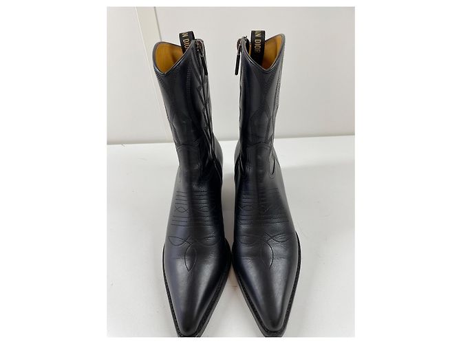 Botas Dior Santiag L.A. J'Adior Negras Negro - vista 11