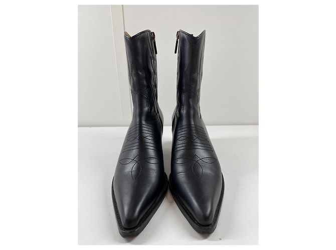 Botas Dior Santiag L.A. J'Adior Negras Negro - vista 6