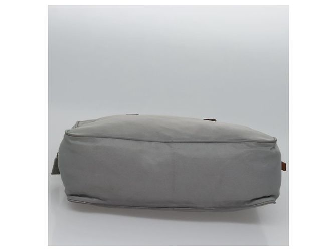 PRADA Borsa a mano in nylon grigio Auth BD1037 Marrone - vista 9