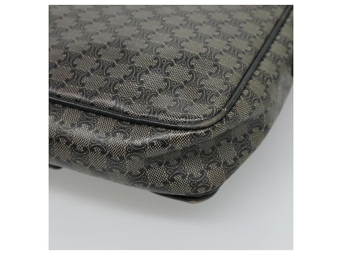 Céline Borsa a spalla in tela Macadam CELINE Navy Auth KD213 Blu navy - vista 12