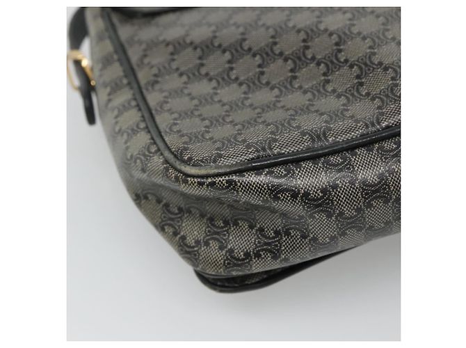 Céline Borsa a spalla in tela Macadam CELINE Navy Auth KD213 Blu navy - vista 13