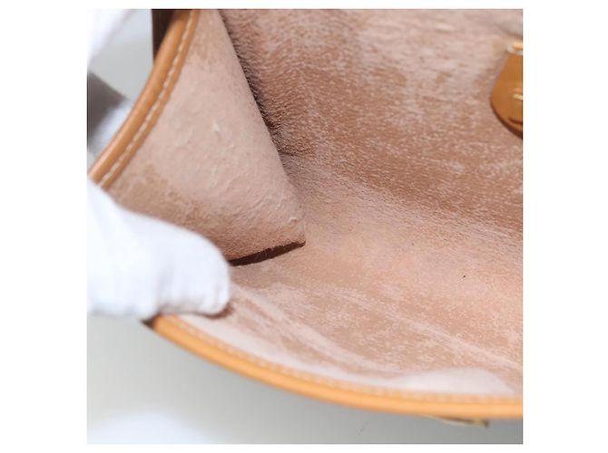 Gucci Borsa a Spalla Micro GG Supreme PVC Beige Oro 004 89 1041 Auth ep7893 D'oro - vista 18
