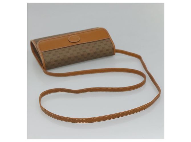 Gucci Borsa a Spalla Micro GG Supreme PVC Beige Oro 004 89 1041 Auth ep7893 D'oro - vista 7