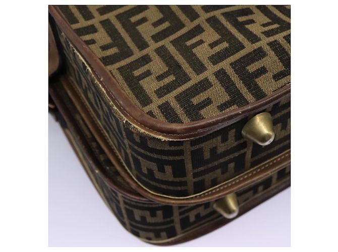 FENDI Zucca Capa de Tecido para Roupas Marrom Auth fm4432 - vista 14