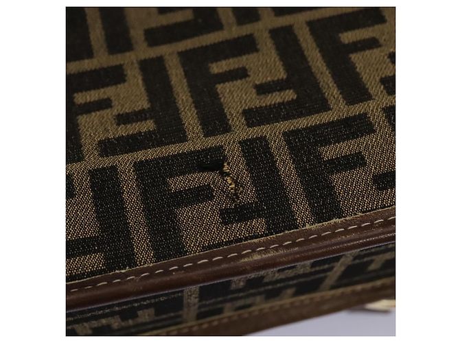 FENDI Zucca Capa de Tecido para Roupas Marrom Auth fm4432 - vista 16