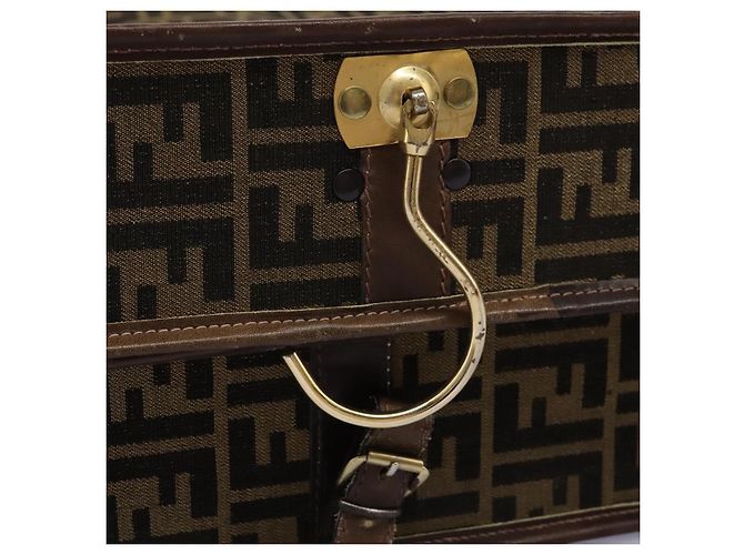 FENDI Zucca Capa de Tecido para Roupas Marrom Auth fm4432 - vista 17