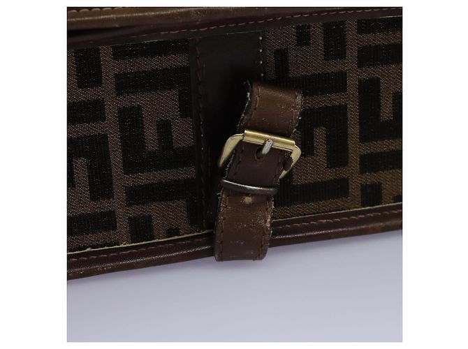 FENDI Zucca Capa de Tecido para Roupas Marrom Auth fm4432 - vista 18