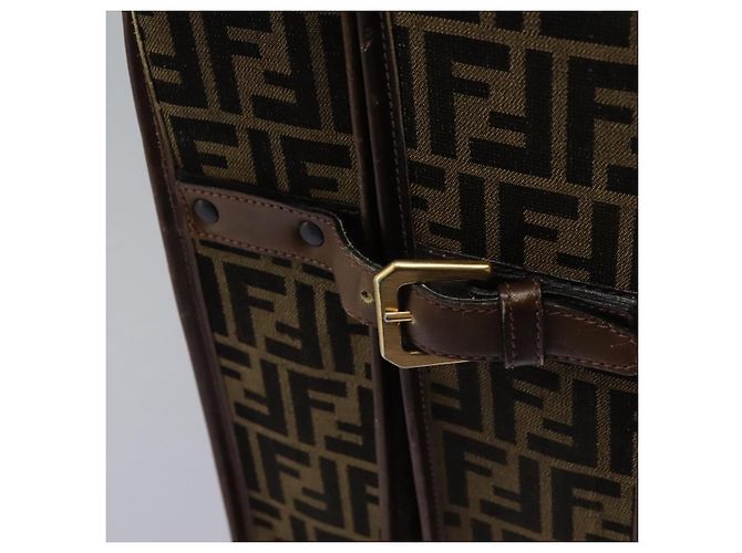 FENDI Zucca Capa de Tecido para Roupas Marrom Auth fm4432 - vista 21