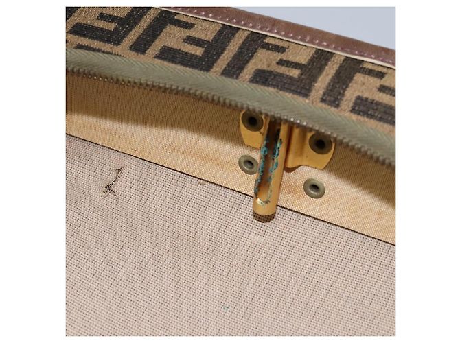 FENDI Zucca Capa de Tecido para Roupas Marrom Auth fm4432 - vista 34