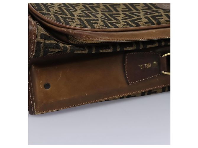 FENDI Zucca Capa de Tecido para Roupas Marrom Auth fm4432 - vista 7