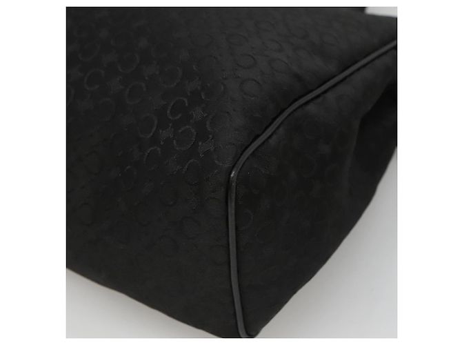 Céline Borsa a mano in tela Macadam Celine C nera Auth ep7965 Nero - vista 10