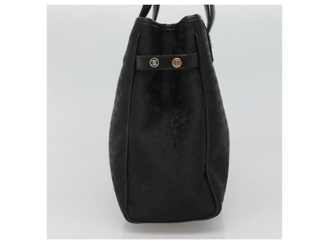 Céline Borsa a mano in tela Macadam Celine C nera Auth ep7965 Nero - vista 5