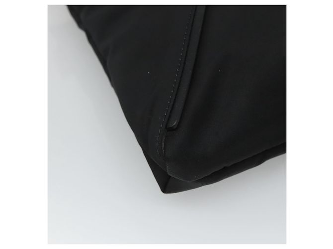 Borsa a spalla GIVENCHY in nylon nero argento autentica bs23553 - vista 11