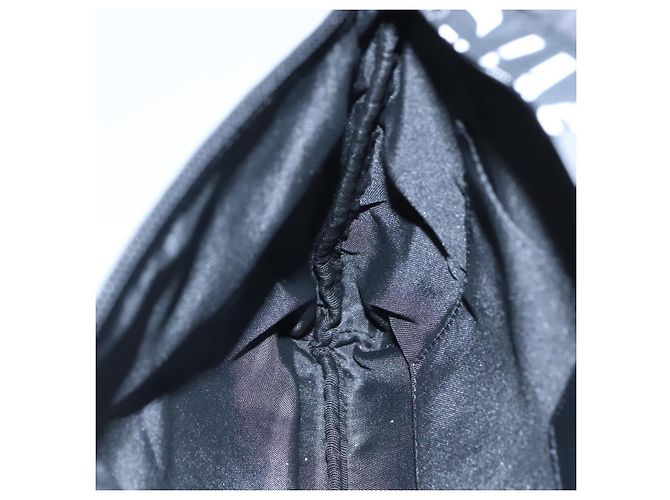 Borsa a spalla GIVENCHY in nylon nero argento autentica bs23553 - vista 19