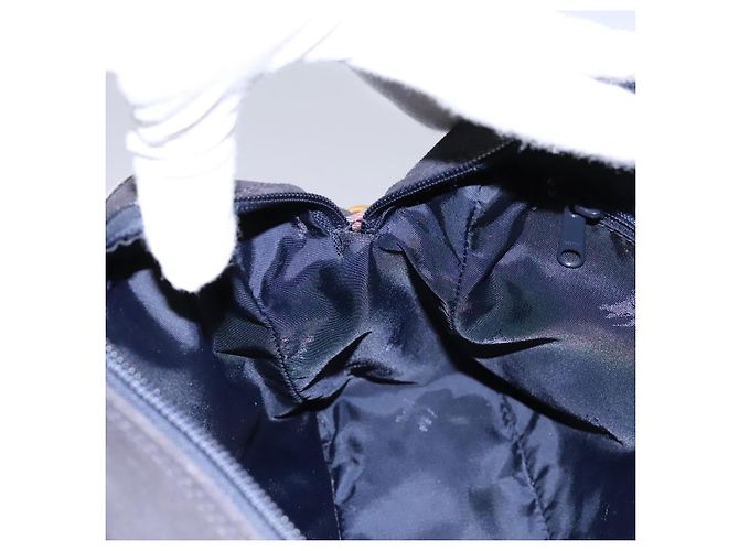 Autre Marque Borsa a Spalla Burberrys Nova Check in Tela Blu Navy e Oro Auth EC762 D'oro - vista 19