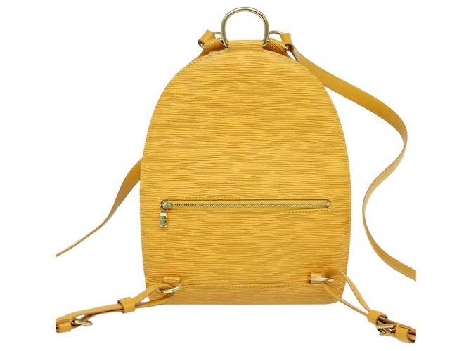 LOUIS VUITTON Zaino Epi Mabillon Giallo M52239 LV Auth ep7969 - vista 2