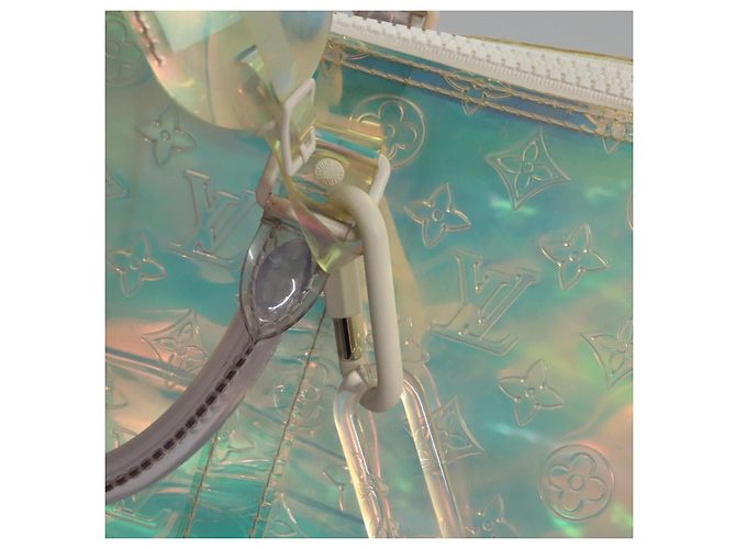 LOUIS VUITTON Monogram Prism Keepall Bandouliere 50 Borsa M53271 LV Auth JB033A - vista 19