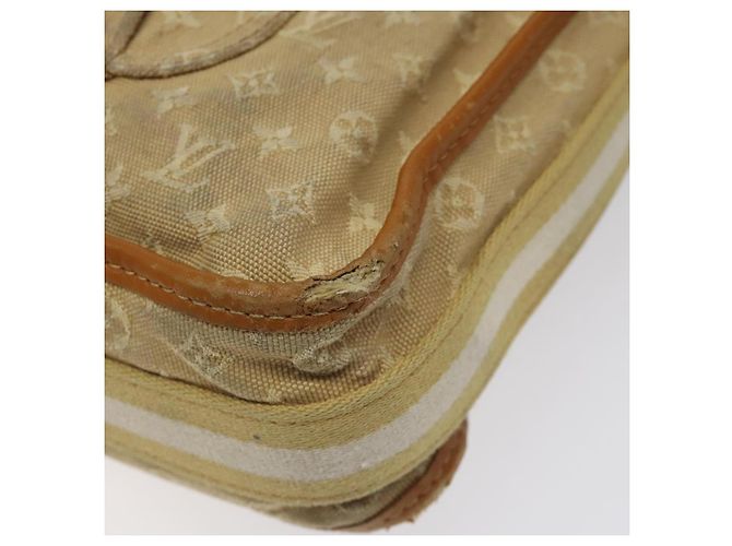 LOUIS VUITTON Monogram Mini Buzas Marie Kate Borsa Beige M92323 LV Auth KD189 - vista 14