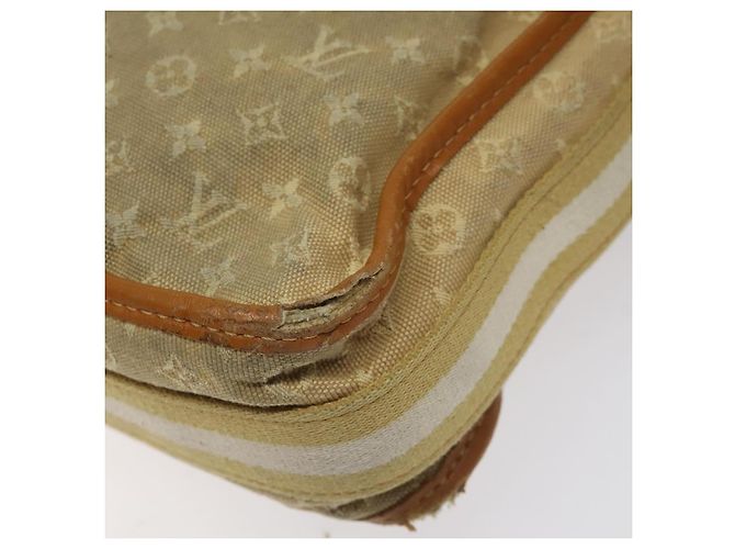 LOUIS VUITTON Monogram Mini Buzas Marie Kate Borsa Beige M92323 LV Auth KD189 - vista 15
