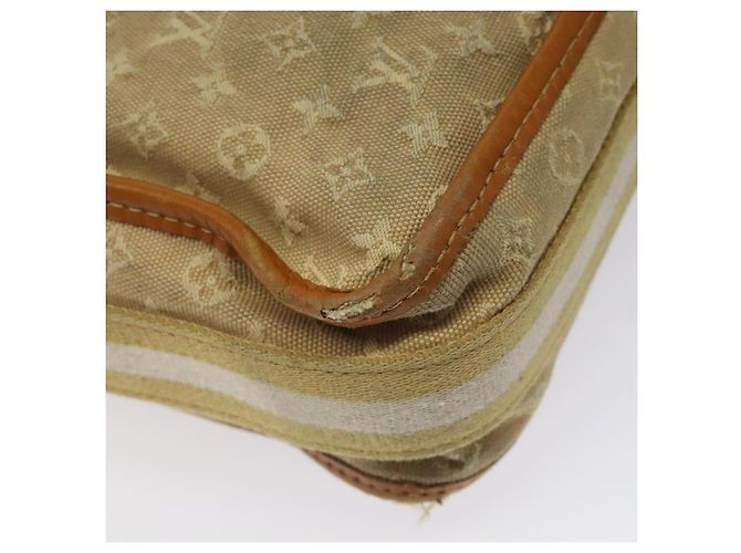 LOUIS VUITTON Monogram Mini Buzas Marie Kate Borsa Beige M92323 LV Auth KD189 - vista 16
