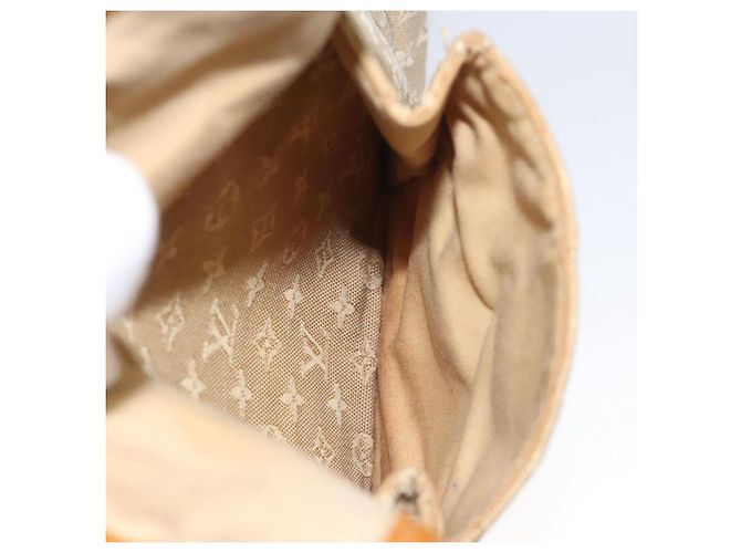 LOUIS VUITTON Monogram Mini Buzas Marie Kate Borsa Beige M92323 LV Auth KD189 - vista 23