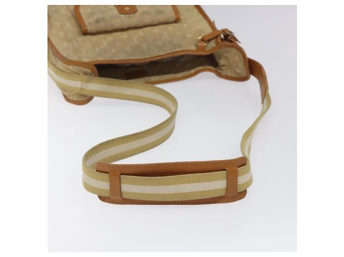LOUIS VUITTON Monogram Mini Buzas Marie Kate Borsa Beige M92323 LV Auth KD189 - vista 7