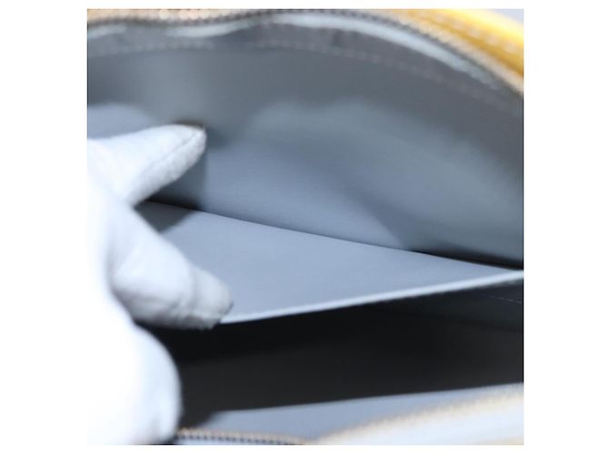 LOUIS VUITTON Monogram Vernis Houston Borsa a Mano Blu Baby M91005 LV Auth BA788 Blu chiaro - vista 24