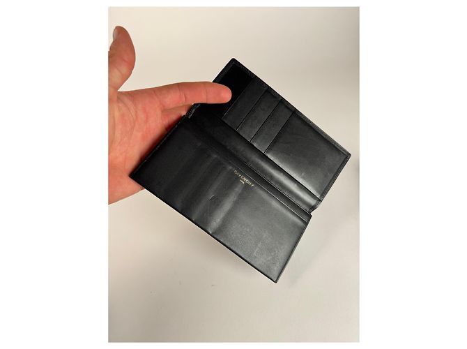 Vintage  Givenchy Leather Card Holder / ID holder black - view 3