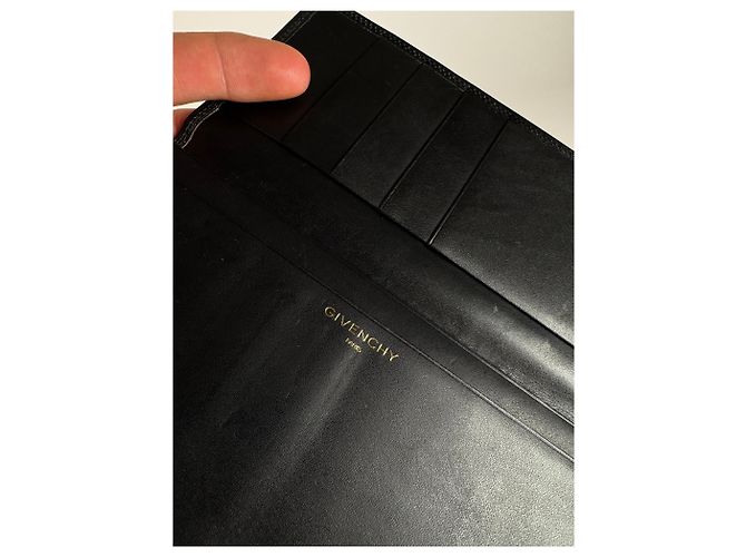 Vintage  Givenchy Leather Card Holder / ID holder black - view 4
