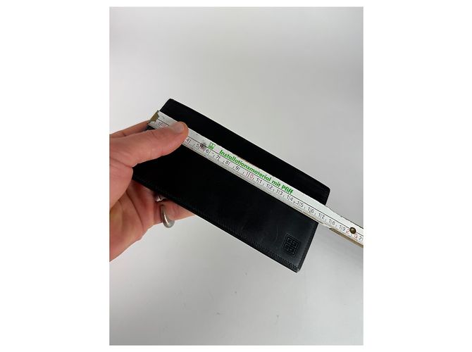 Vintage  Givenchy Leather Card Holder / ID holder black - view 8